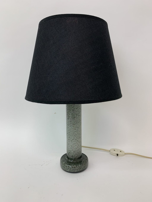  Glass Table Lamp Post Modern - 1980s