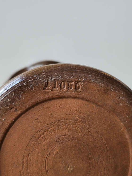 Image 1 of Vintage Pottery Vase Vase Schulprand Brown