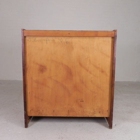 Image 1 of Oak Shutter Cabinet With 1 Shutter, 90 Cm High, 1950s