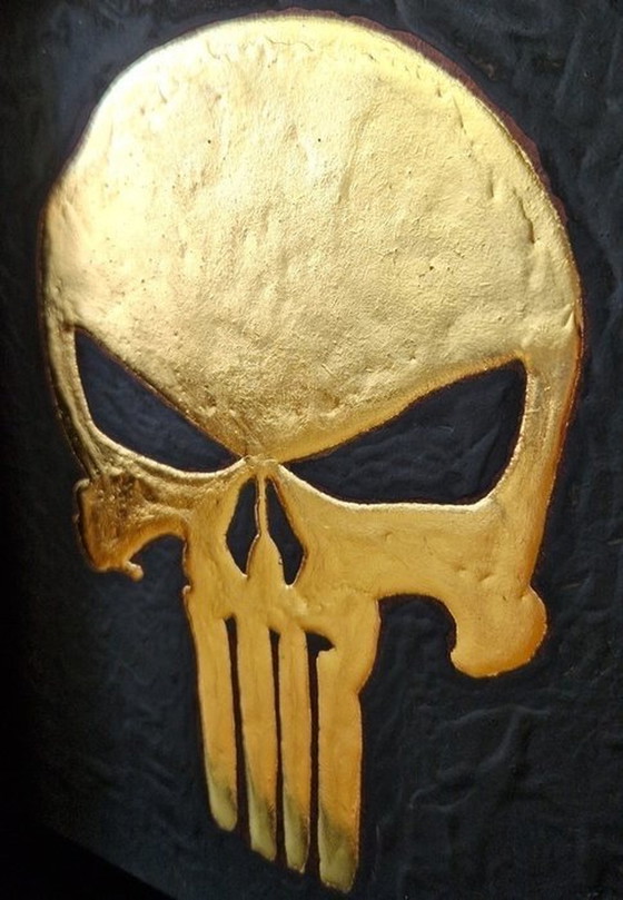 Image 1 of The Punisher 23 Kt. Gold Leaf By Robert Mars