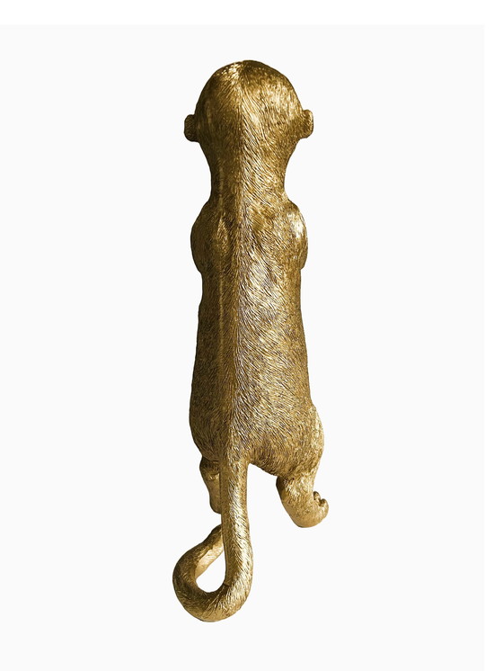 Image 1 of Meerkat Stick Lamp In Gold