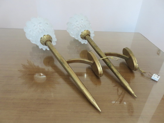 Image 1 of Pair Of Austrian Wall Lights 60's