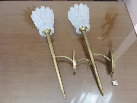 Image 1 of Pair Of Austrian Wall Lights 60's