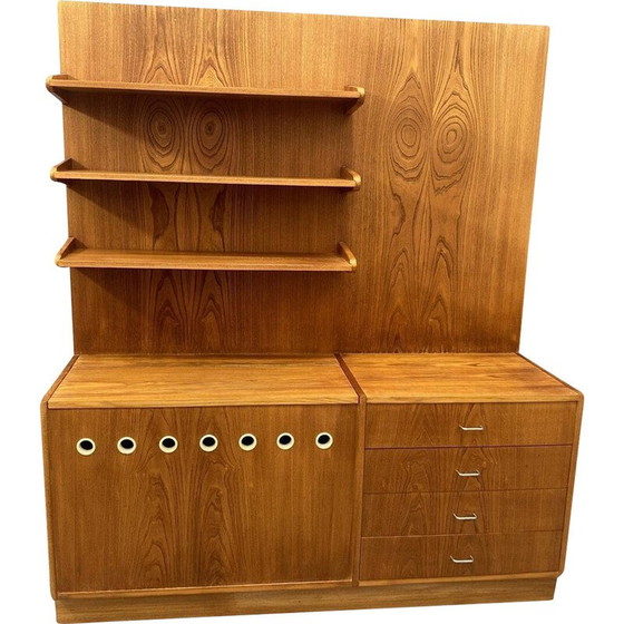 Image 1 of Mid century wall shelf system by Český nábytek, Czechoslovakia 1960s