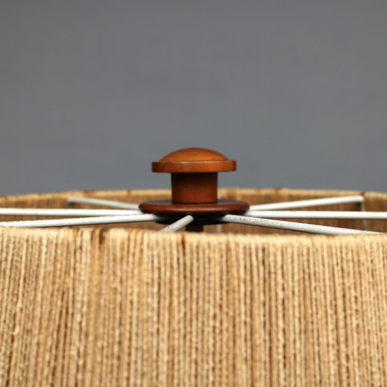 Image 1 of Temde Leuchte - floor lamp - Seventies - teak - sisal