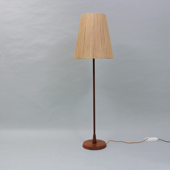 Image 1 of Temde Leuchte - floor lamp - Seventies - teak - sisal