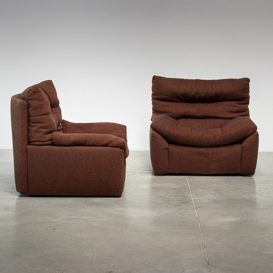 Image 1 of Pair of lounge chairs model 'Dianthus' by Michel Ducaroy for Ligne Roset 1978.