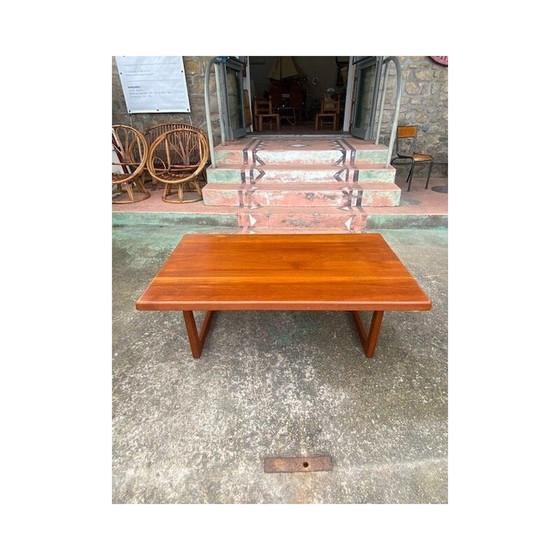 Image 1 of Vintage Danish teak coffee table by Niels Bach, 1960
