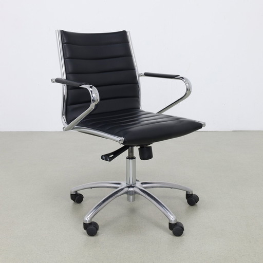 Office chair Chrome Sitland Classic Italy, 2000s