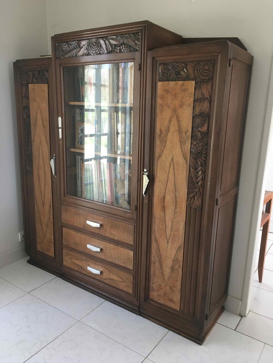 Image 1 of Art Deco bookcase 1920