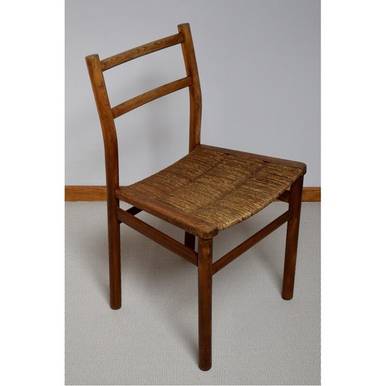 Image 1 of Vintage Week-end chair in solid wood by Pierre Gautier Delaye for Vergnères, France 1950