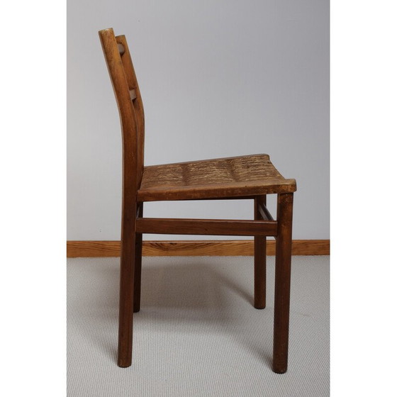 Image 1 of Vintage Week-end chair in solid wood by Pierre Gautier Delaye for Vergnères, France 1950
