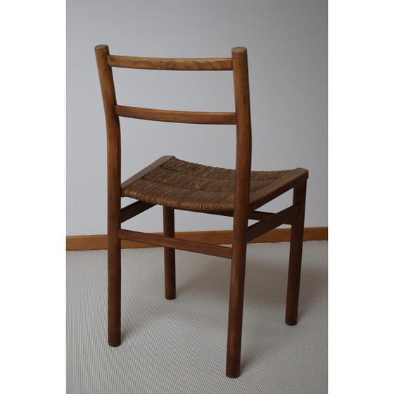 Image 1 of Vintage Week-end chair in solid wood by Pierre Gautier Delaye for Vergnères, France 1950