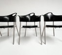Set Of 4 Cobra Chairs By Rob Eckhardt, 1990'S