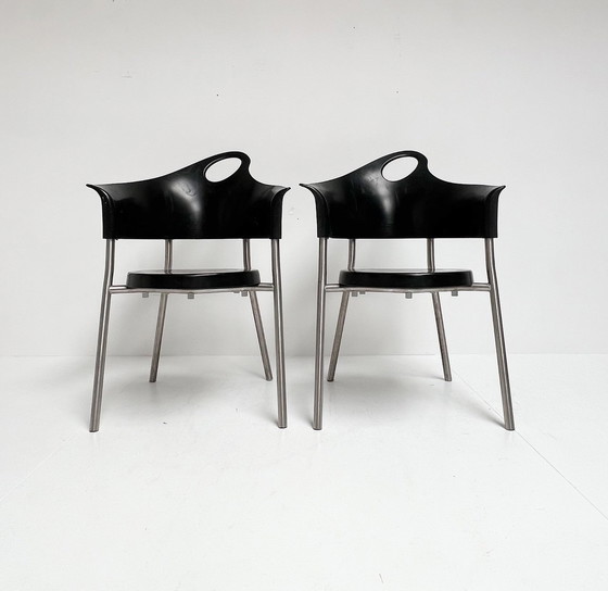 Image 1 of Set Of 4 Cobra Chairs By Rob Eckhardt, 1990'S