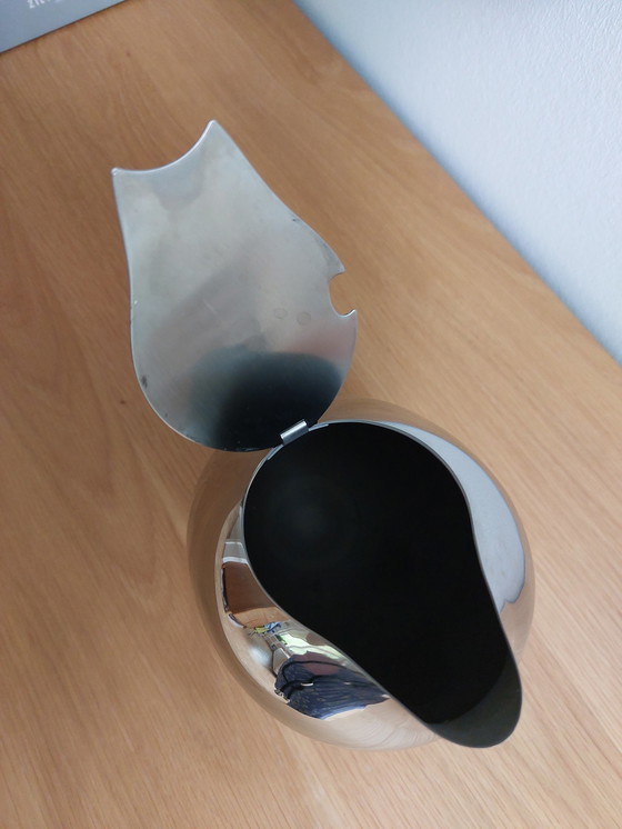 Image 1 of Alessi Pengiun Théière Acier inoxydable Argent Vintage