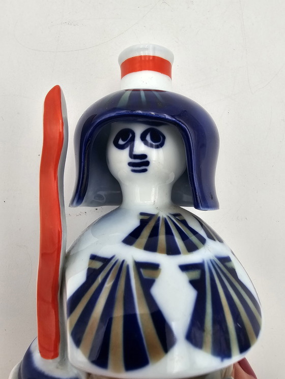 Image 1 of Sargadelos "Celtic Warrior" porcelain bottle