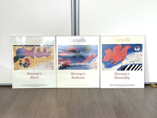 Corneille posters jaski art gallery Amsterdam Mozart Beethoven Stravinsky