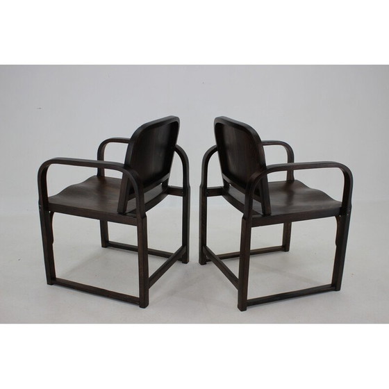 Image 1 of Pair of vintage Tatra beechwood armchairs, Czechoslovakia 1950s