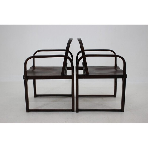 Image 1 of Pair of vintage Tatra beechwood armchairs, Czechoslovakia 1950s