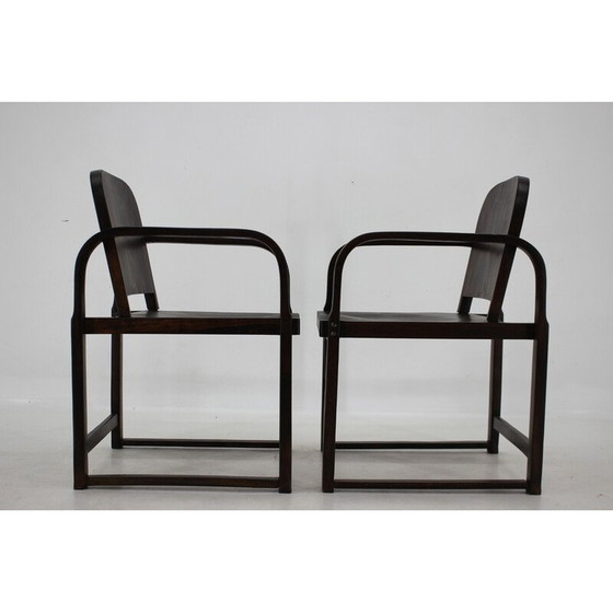 Image 1 of Pair of vintage Tatra beechwood armchairs, Czechoslovakia 1950s