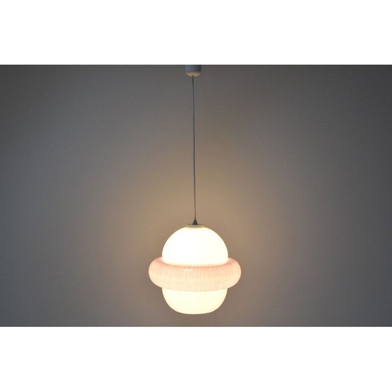 Image 1 of Vintage glass suspension, Czechoslovakia 1960