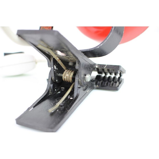 Image 1 of Pair of vintage wall lamp in metal, chrome and plastic for Elektrofem, Hungary 1970