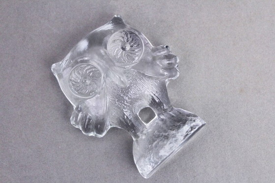 Image 1 of Owl paperweight by Erik Höglund and Bertil Vallien for Kosta Boda