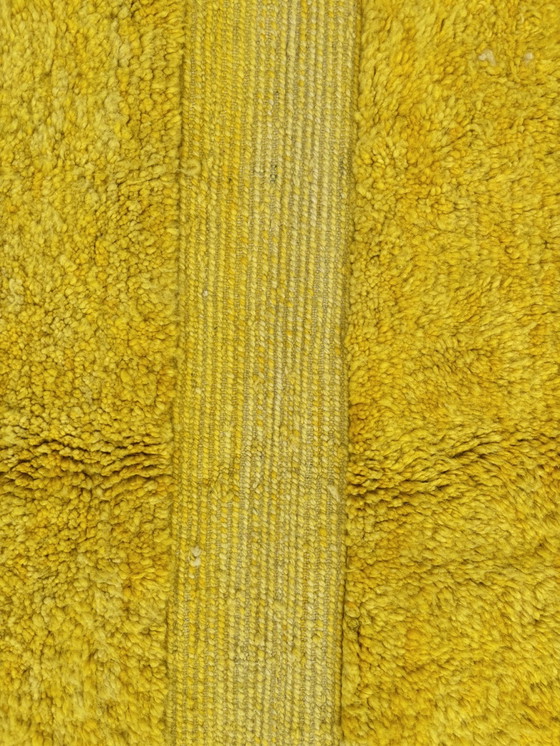 Image 1 of Contemporary Moroccan Yellow Wool Rug