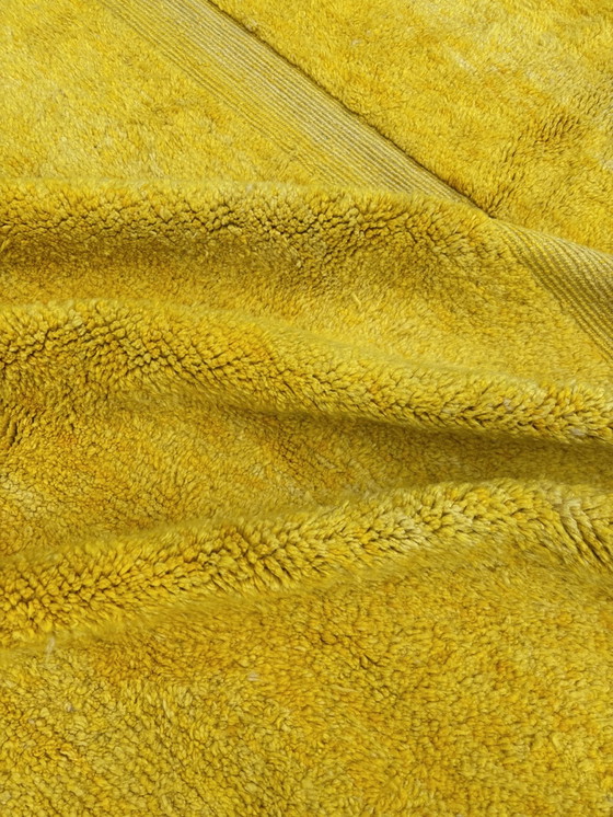 Image 1 of Contemporary Moroccan Yellow Wool Rug