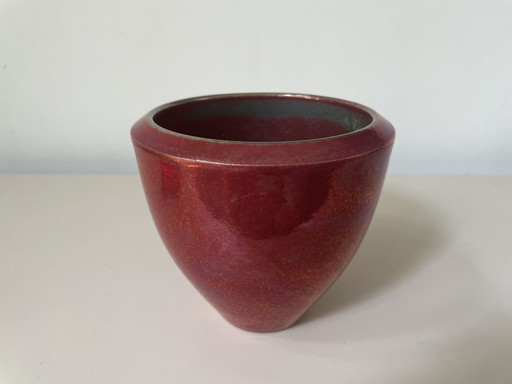 Ecri Katwijk - Red Lusterglaze Planter