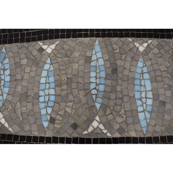Image 1 of Tavolino da caffè vintage con mosaico colorato di Edvard Johansson per EJ Möbelfabrik, Svezia 1960