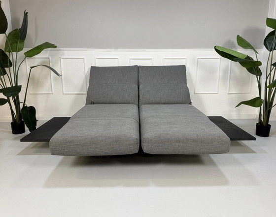 Image 1 of Rolf Benz Aura Sofa Grey Fabric Couch Relax function