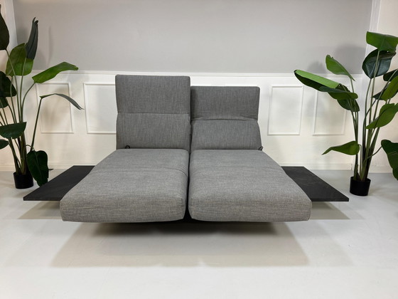 Image 1 of Rolf Benz Aura Sofa Grey Fabric Couch Relax function