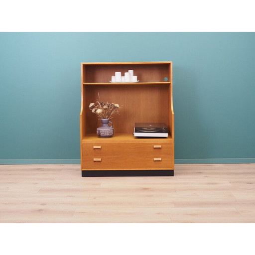 Ash bookcase, Danish design, 1970s, designer: Børge Mogensen, manufacturer: Søborg Møbler