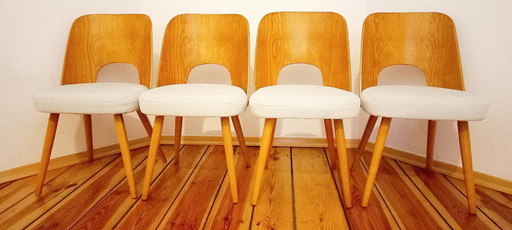 Czechoslovakian Chairs Attributed To O. Haerdtl For Ton, 1960S, Set Of 4