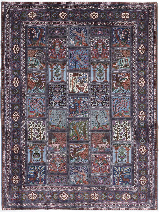 Original hand-knotted Persian carpet Kashmar Fine Paradise Design 400 X 295 Cm Top condition