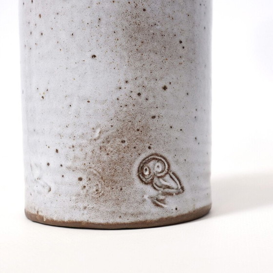 Image 1 of Vintage glazed stoneware pitcher by Jeanne and Norbert Pierlot, 1960