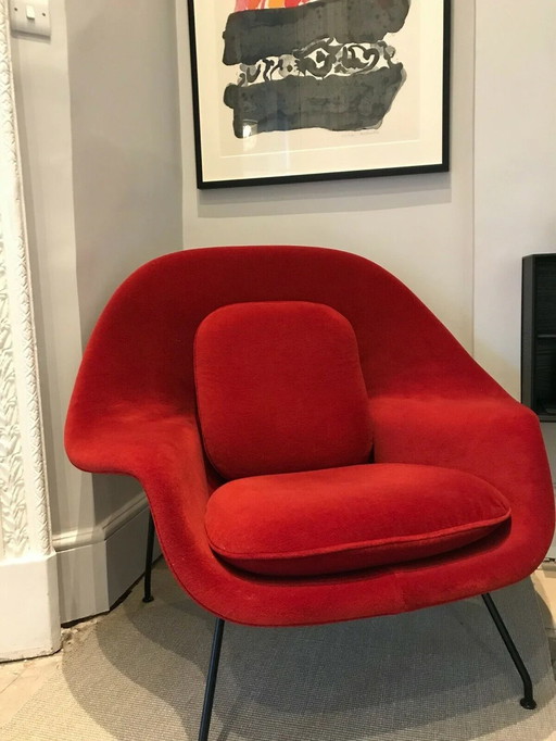 Knoll Saarinen Womb Chair Rouge