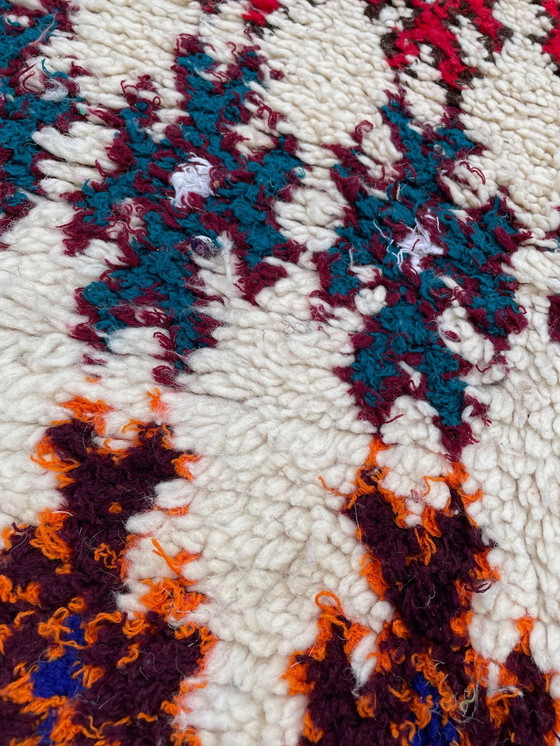 Image 1 of Moroccan Vintage Handwoven Azilal Rug