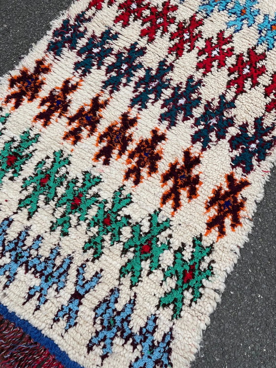 Image 1 of Moroccan Vintage Handwoven Azilal Rug