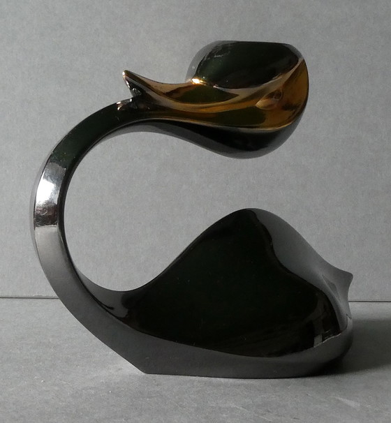 Image 1 of Candle holders from BMF in the shape of a swan