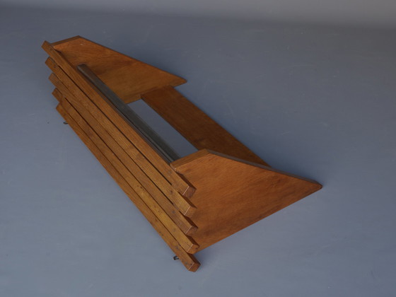 Image 1 of Dutch Modernist Oak Coat Rack, 1930s