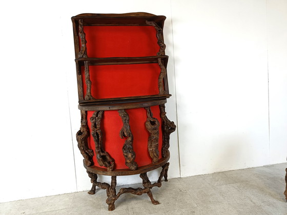 Image 1 of Bar vintage con due sgabelli