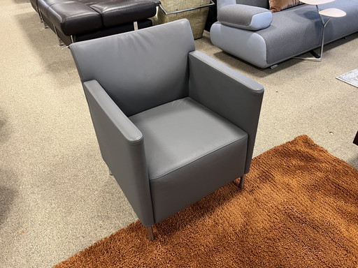 New Gelderland 6772 Fauteuil en cuir gris