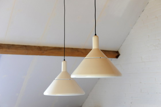 Image 1 of 2x Nordisk Solar Compagni pendant lamps, Unilamp 353, by Vagn Dyring