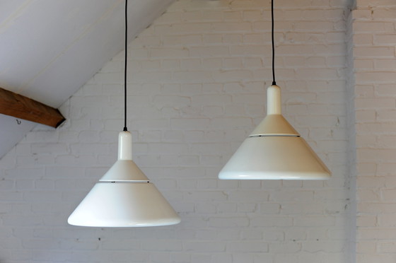 Image 1 of 2x Nordisk Solar Compagni pendant lamps, Unilamp 353, by Vagn Dyring