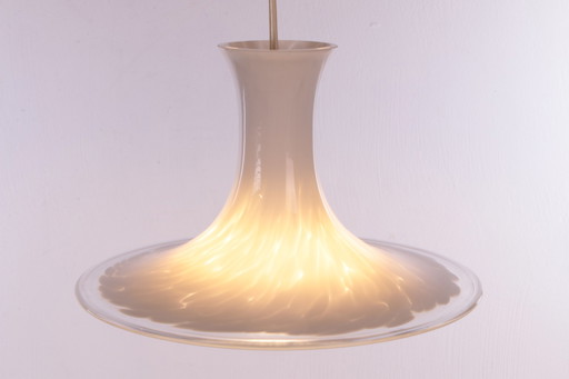 Holmegaard/Royal Copenhagen "Mandarin" pendant lamp by Michael Bang, 1980s