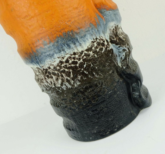 Image 1 of huge mid century ceramic vase duemler & breiden model 24/50 decor polar 