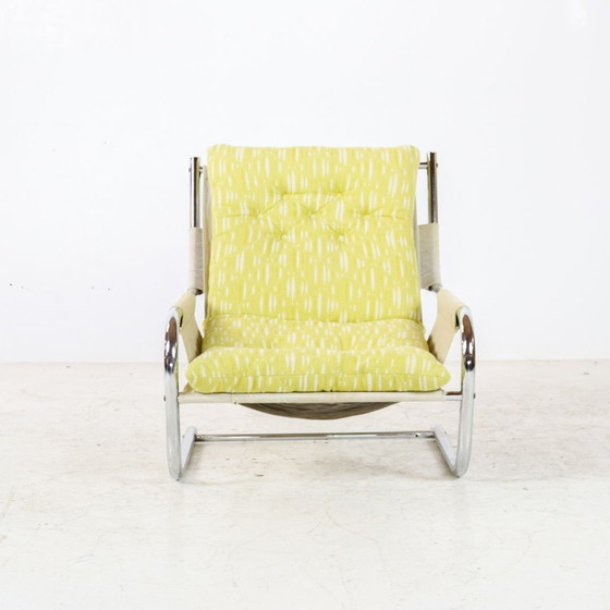 Image 1 of 1970s tubular frame armchair